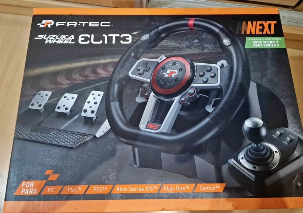 Volante + Pedais FR-TEC Suzuka Elite Next Wheel – Multiplataforma