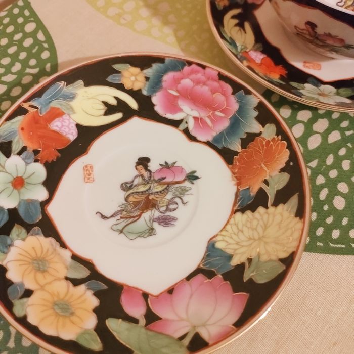 Komplet porcelany chińskiej z lat 70-80
