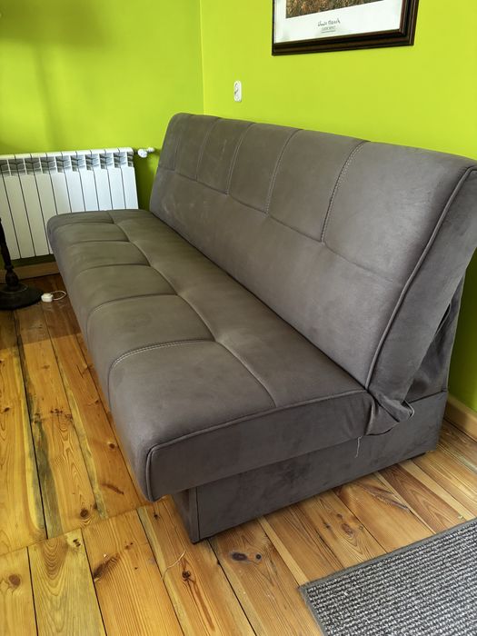Wersalka rozkladana brazowa