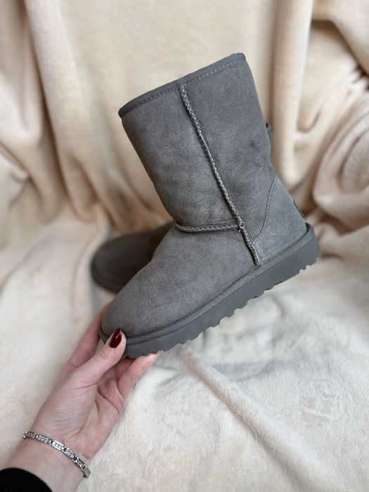 Жіночі оригінальні уги Ugg classic suede grey розмір 36