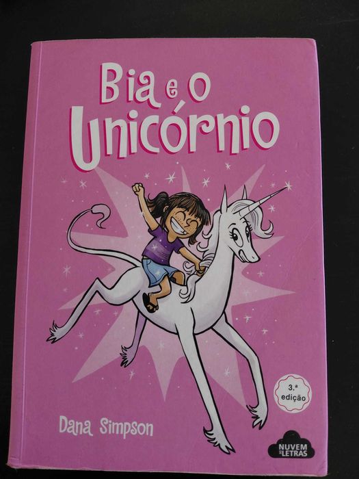 Livros da coleção "Bia e o Unicórnio"