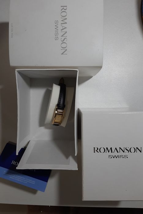 Кварцевые часы Romanson позолота