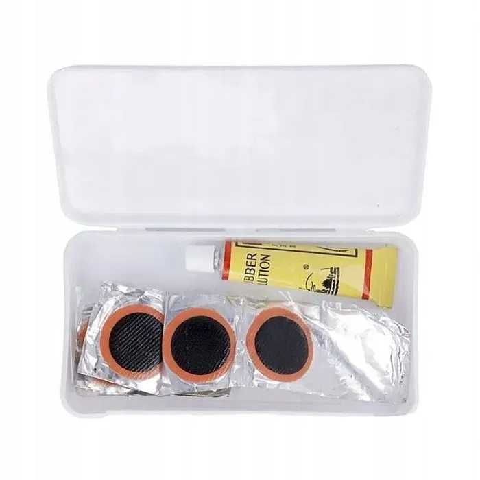 ZESTAW NAPRAWCZY DO ROWERU AŻ 22w1 Wielofunkcyjny Łatki Pompka Imbus