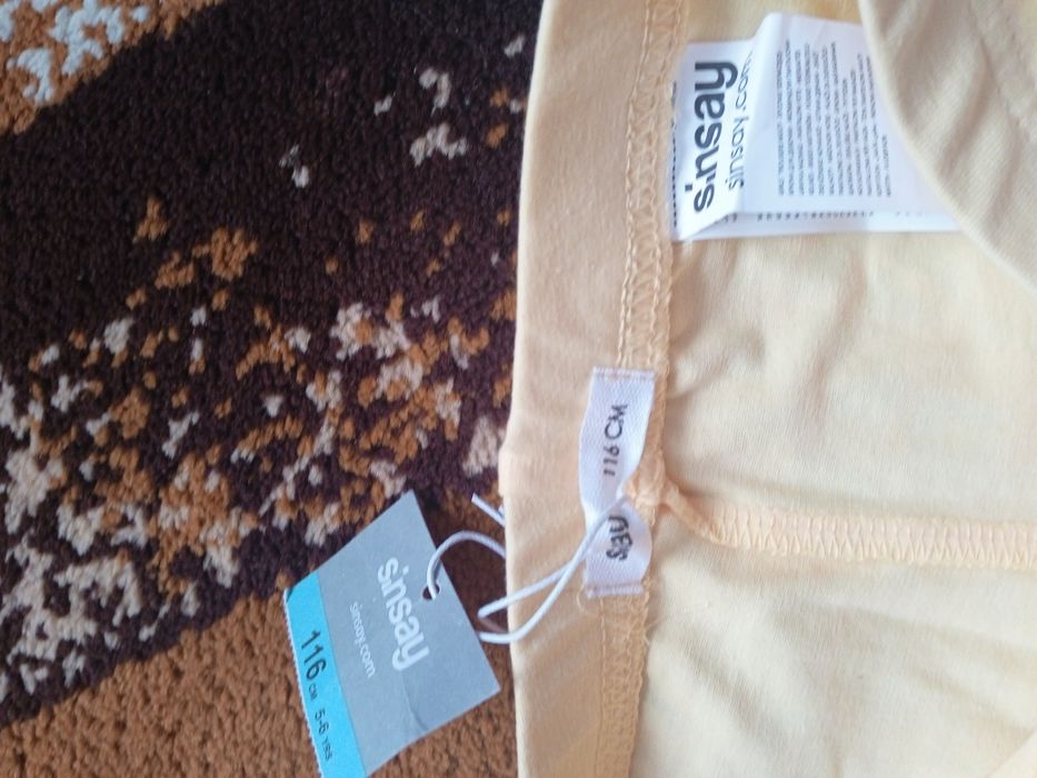 2x nowe legginsy dla dziewczynki rozmiar 116