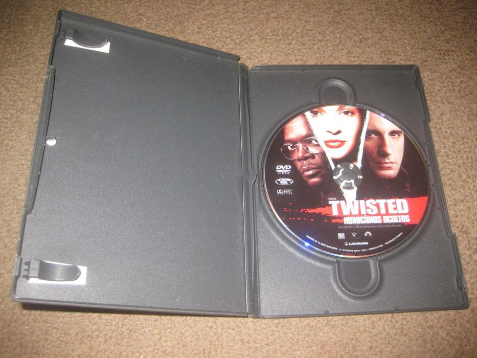 DVD "Twisted- Homicídios Ocultos" com Samuel L. Jackson