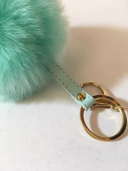 Mala Bege e Verde com Estrela e Pompom