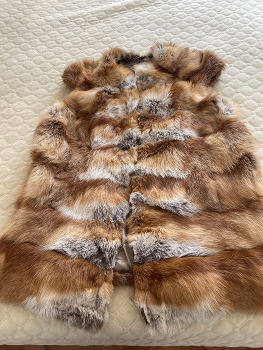 Безрукавка натуральна желетка куртка