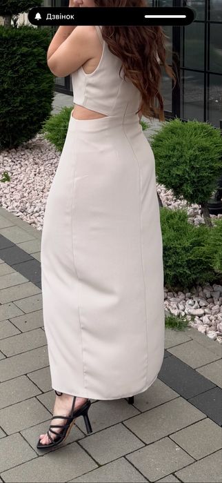 Сукня zara молочна