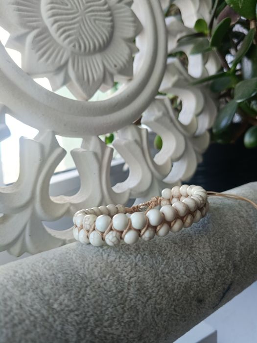 Bransoletka z naturalnych kamieni w stylu bocho