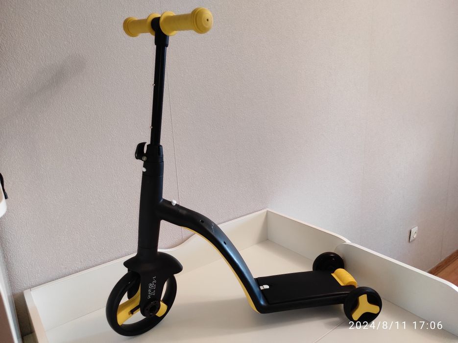 Самокат, велосипед, беговел, трансформер