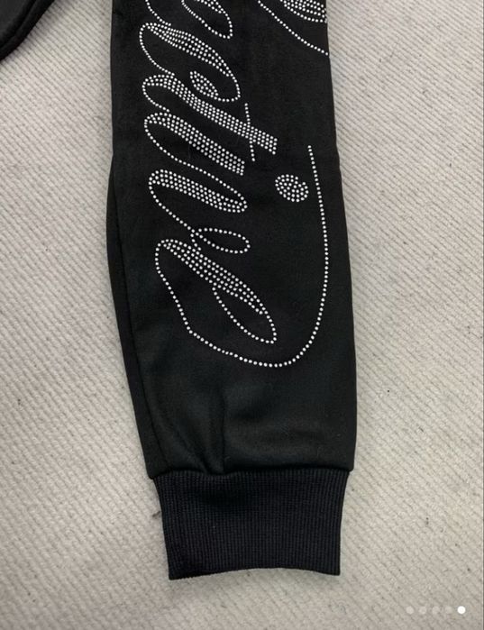 худі чорне з стразами