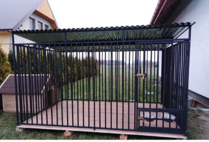 kojec klatka boks dla psa 3x2m Solidna konstrukcja