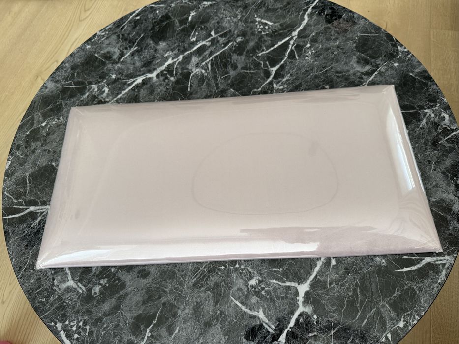 Panele tapicerowane 30x60 cm  pudrowy róż 4 sztuki