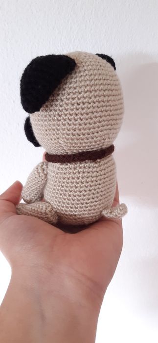 Amigurumi cão bonecos (pug)