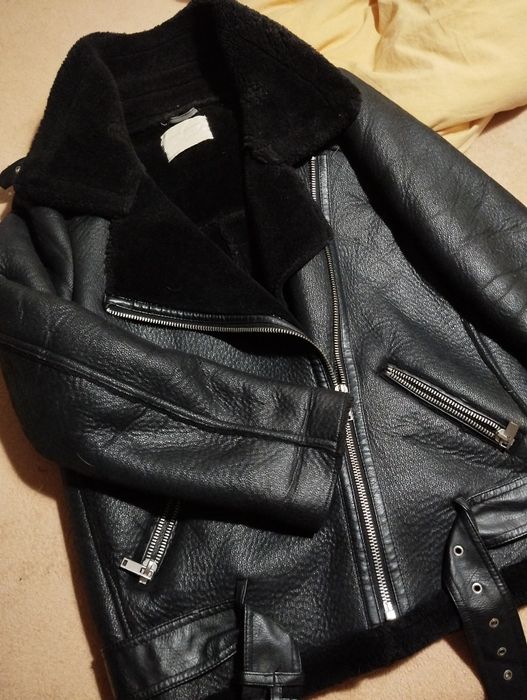 Zara s m kożuch kurtka zimowa