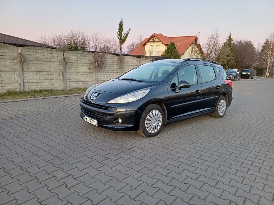 SPRAWNE 207Kombi.OPONY ZIMA.Silnik 1.6hdi.