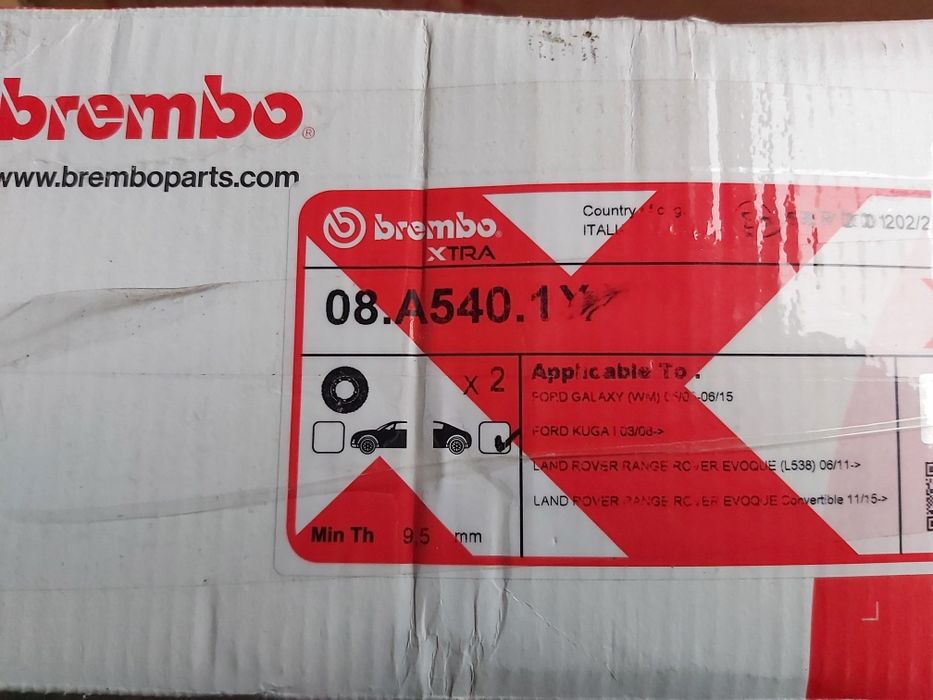 Discos de travão perfurado Brembo Xtra