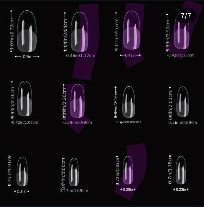 Czarne Tipsy Trumienki Press on nails