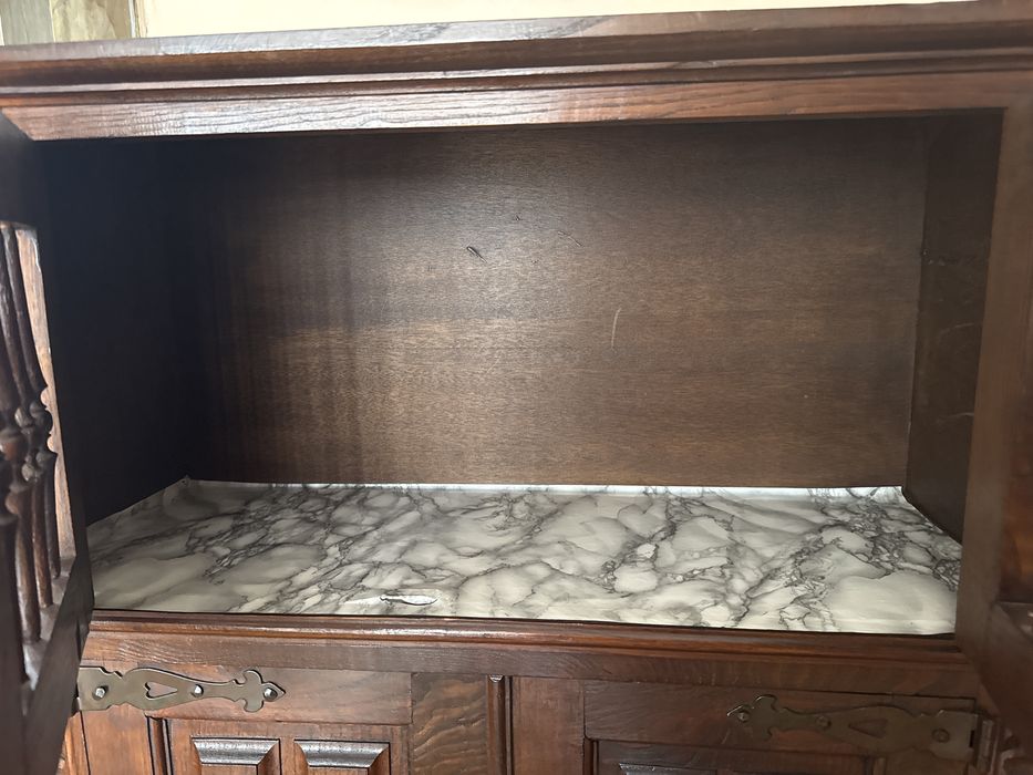 Vintage Solid Wood Rustic Cabinet