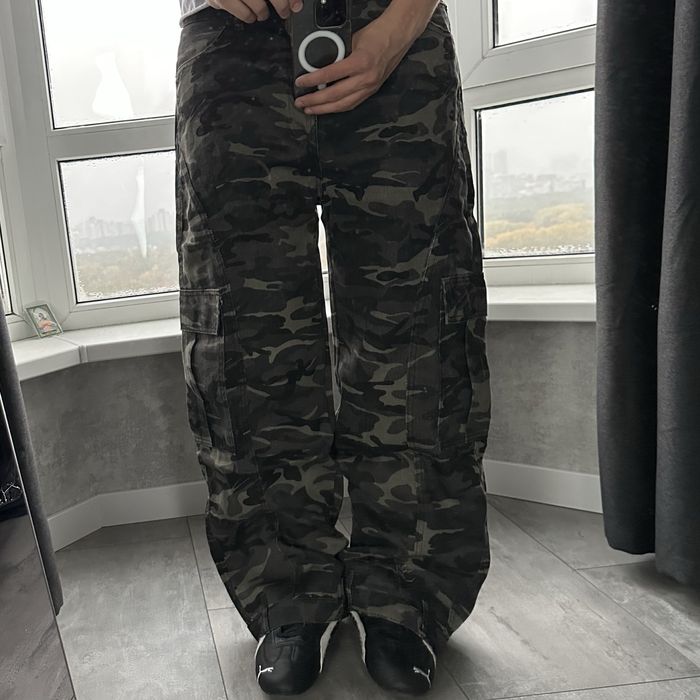 Baggy camo opium real tree pants широкі оверсайз штани камуфляж камо