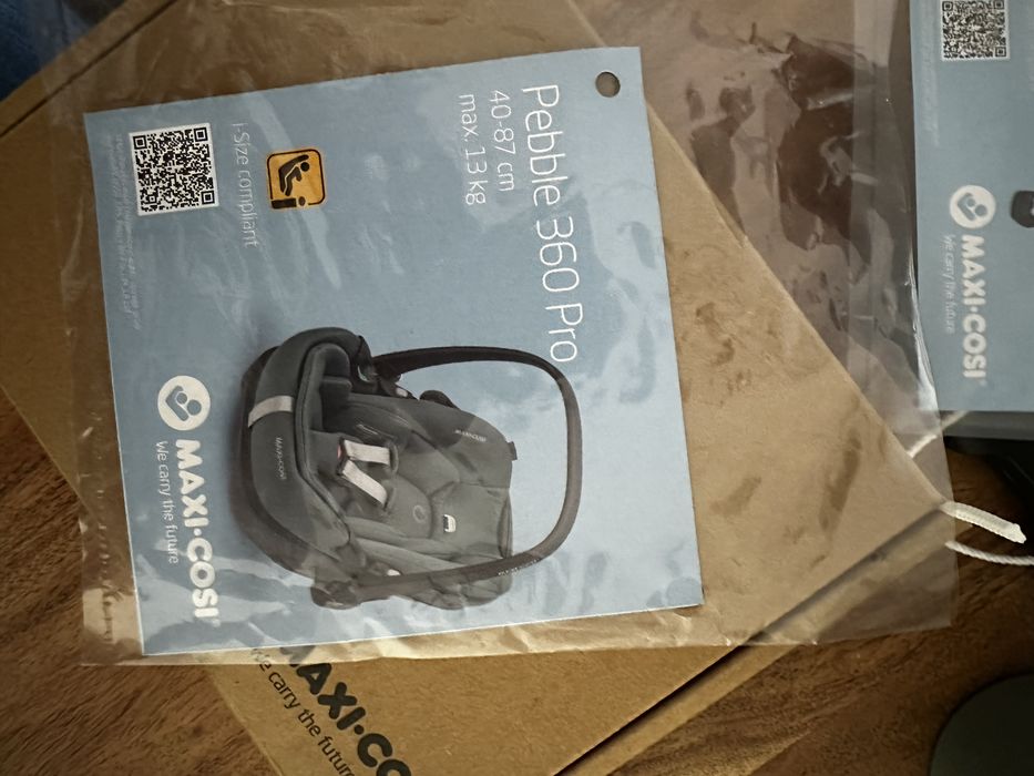 Maxi-Cosi Pebble 360 Pro + Base FamilyFix 360 + Adaptadores