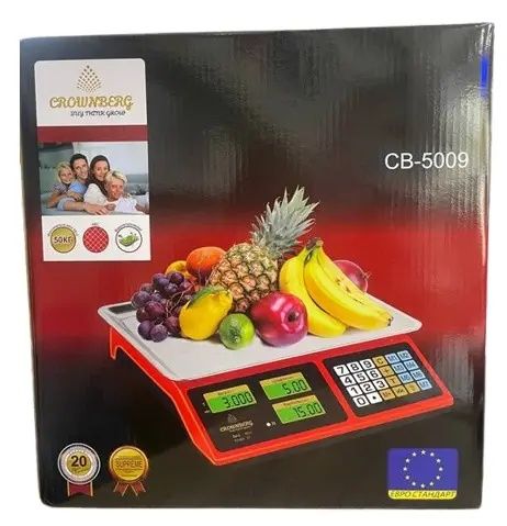 Весы торговые 50кг электронные CB 5009
