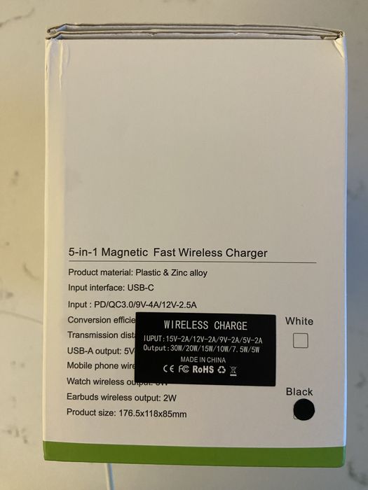 Szybka ładowarka indukcyjna 30w - 5w1 Iphone/Airpods/apple watch