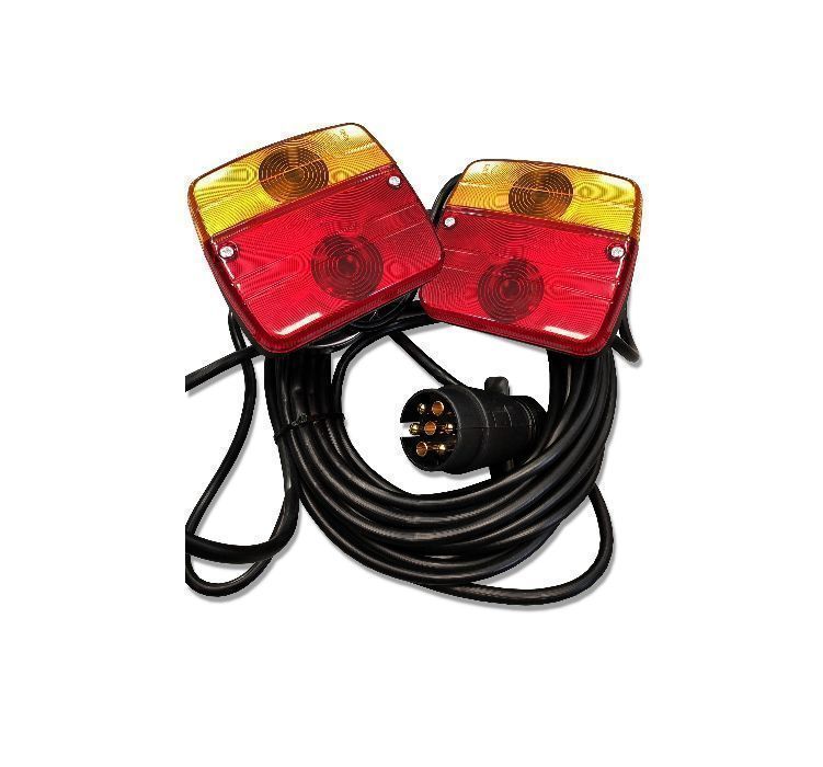 Lampy światła Na Magnes 9,5M 7 PIN LAWETY PRZYCZEP [2636]