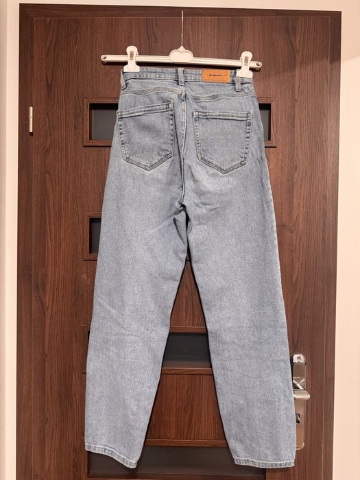 Jeansy damskie mom slim