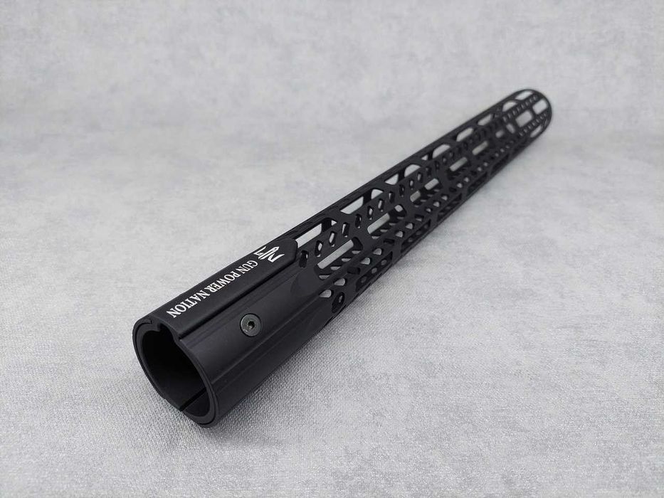 Цівка AR-15 15" M-LOK легка кругла Gun Power Nation алюміній