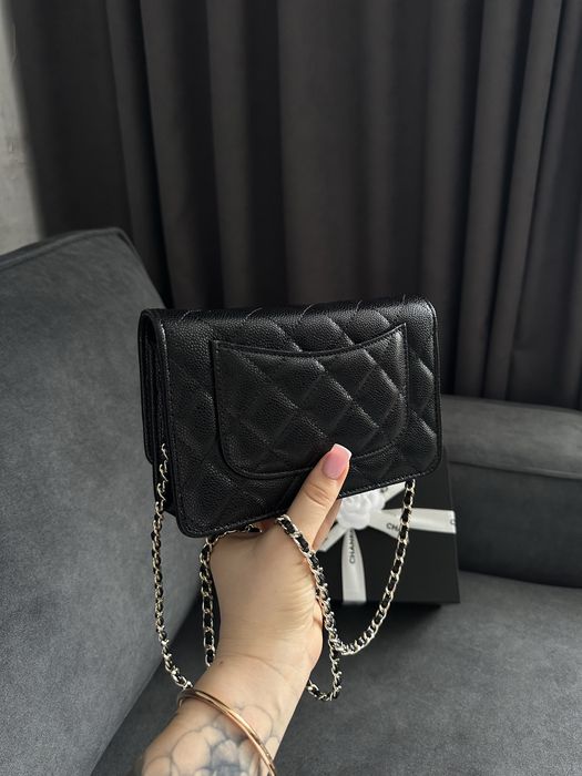 Сума клатч шкіряна chanel , classic wallet ,
