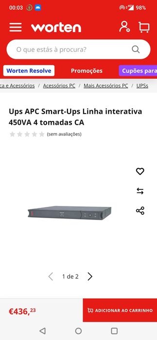 APC Smart-UPS SC 450 SC450RMI1U