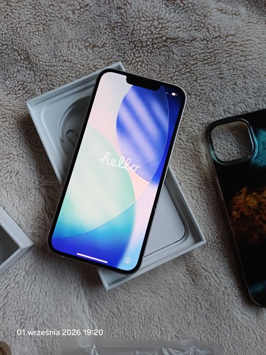 iPhone 13 128GB Biały (Starlight) | BDB Stan | Bateria 88% | Od osoby prywatnej