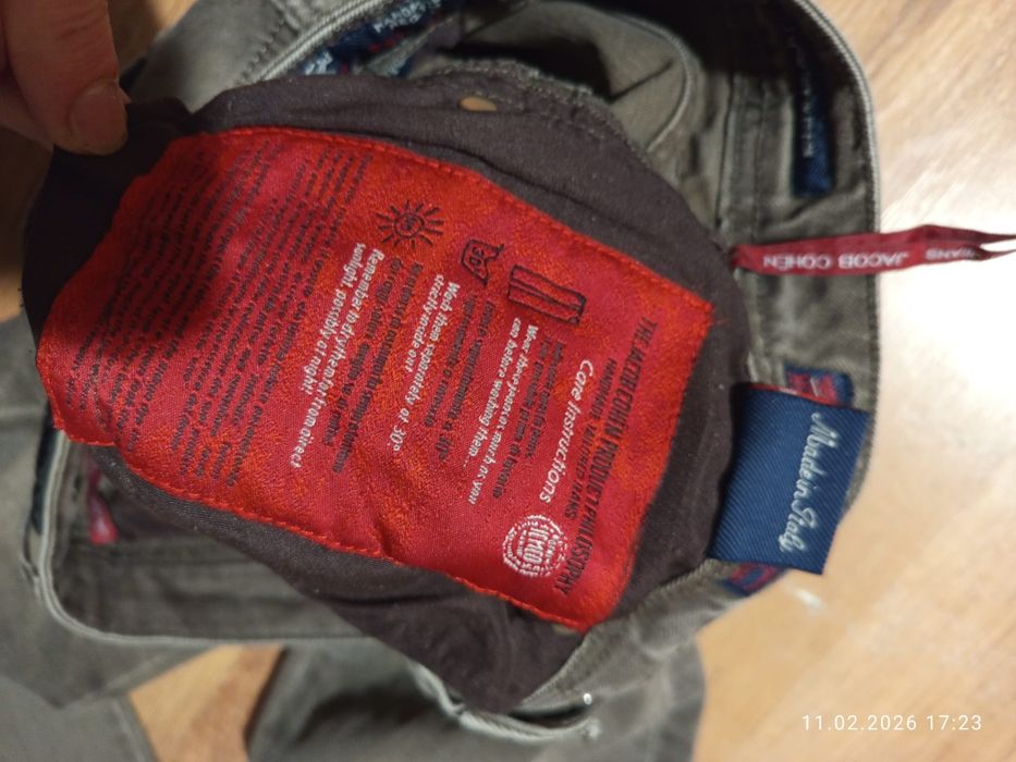 Jacobs Cohen nowe oryginalne slim stretch luksusowe jeansy męskie