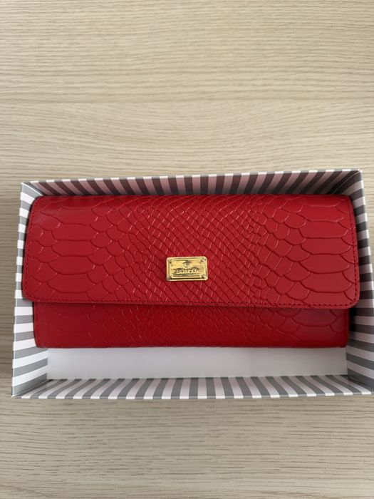 Portfel Batycki czerwony nowy