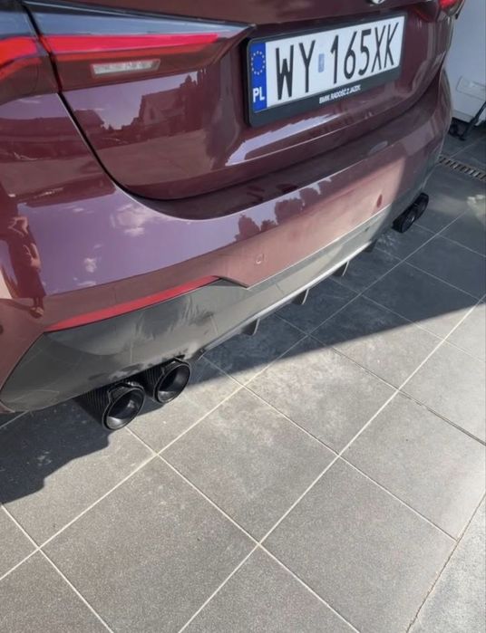 BMW Podwójne karbonowe końcówki wydechu