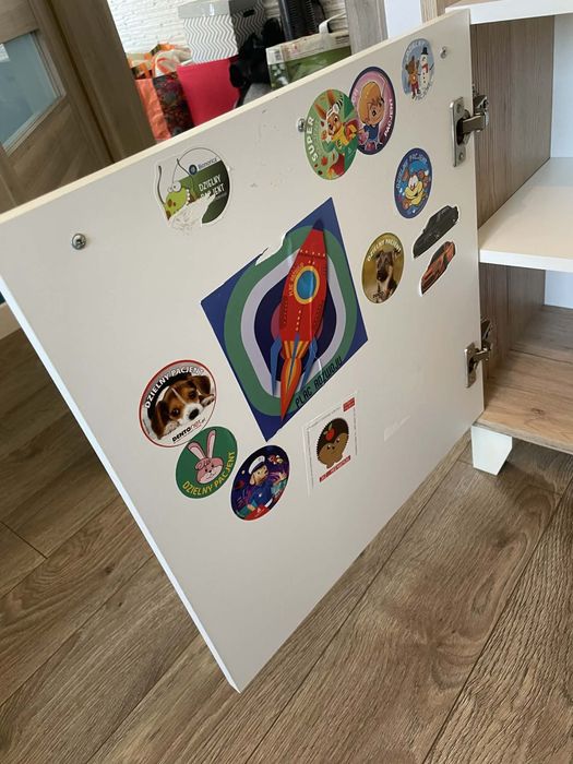 Szafka komoda drewno biała