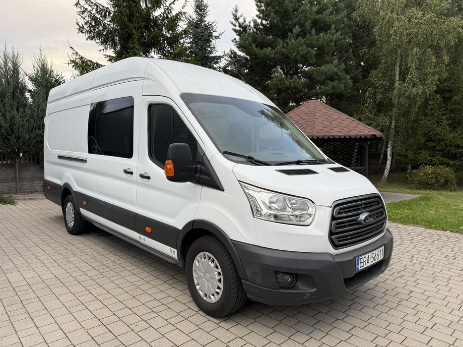 Ford Transit 6 osobowy Brygadówka 2014r. L3H3 Faktura VAT 23%