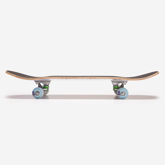 SKATE CRIANÇA 3-7 ANOS CP100 MINI SKATOPIA TAMANHO 7,25" CINZENTO