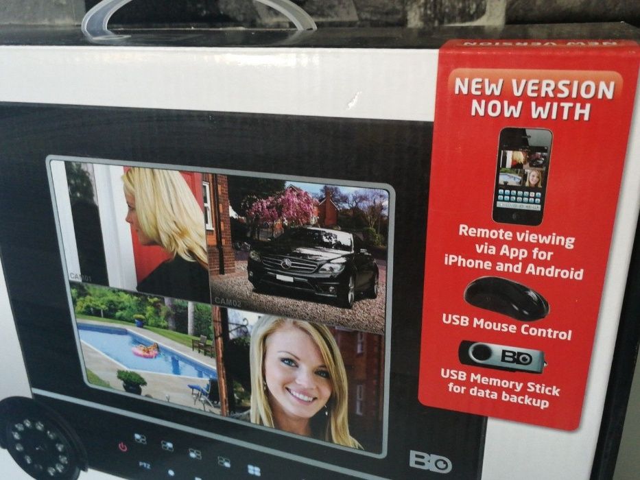 BDeye ESP , DVR de 4ch , videoporteiro, 1 camaras -500Gb disco