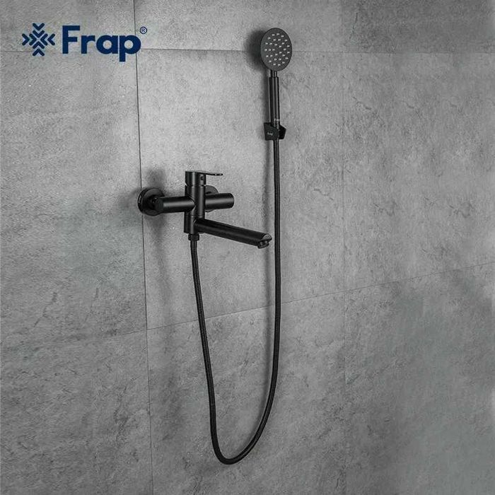 Змішувач для ванни Frap F32801-6, чорний