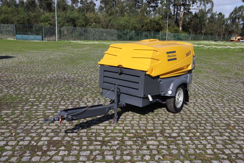 2015 Atlas Copco XAS87KD Compressor de Ar Rebocável