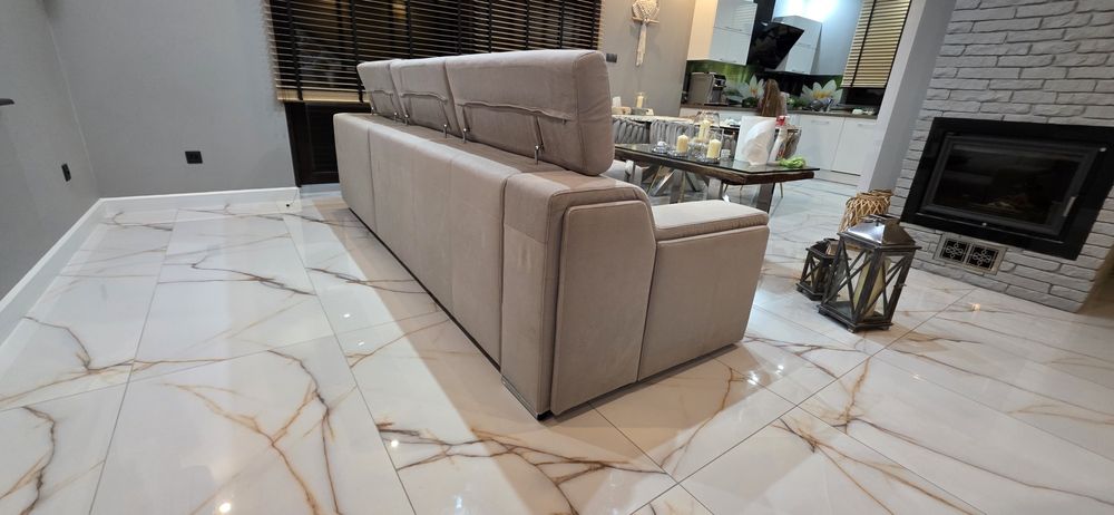 Narożnik z funkcją spania 285x220cm