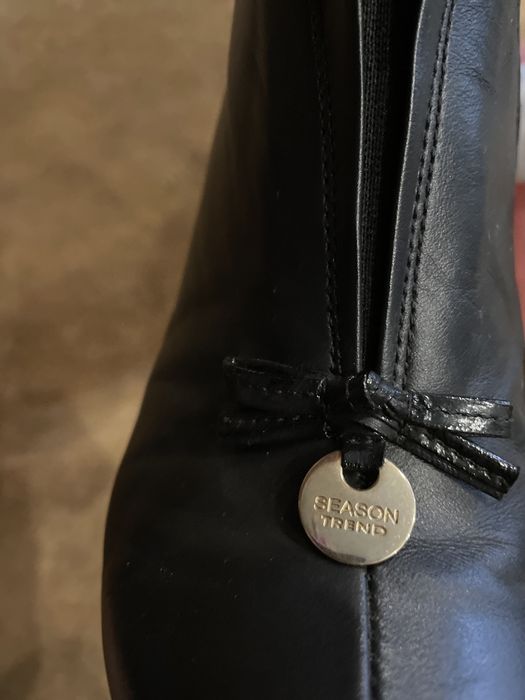 Кожаные Ботинки демисезонные