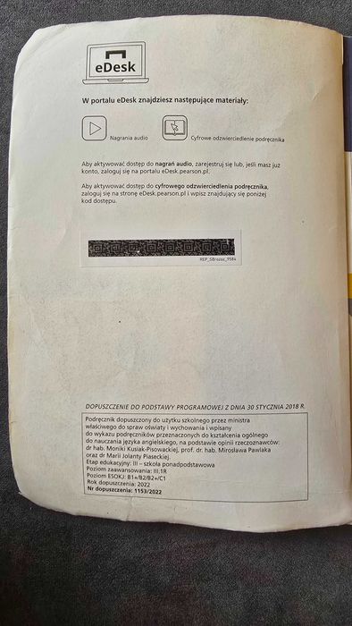 Repetytorium z języka angielskiego Pearson 1153/2022
