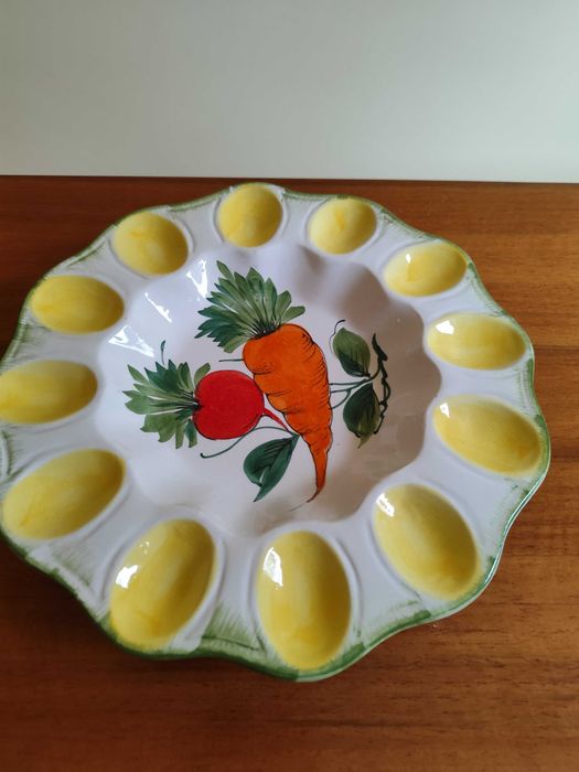 talerz świąteczny porcelanowy lata 80-90