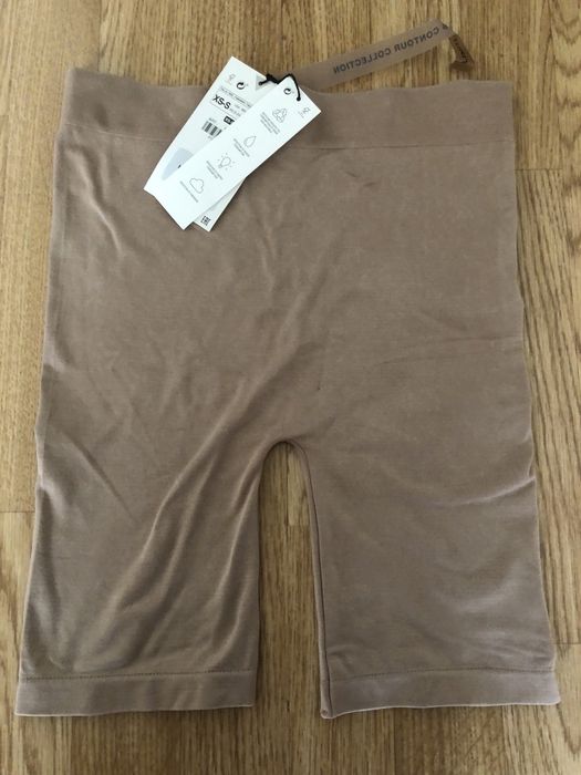 Zara legginsy Typu Kolarki Wykonczenie Seamless XS/S Jasne