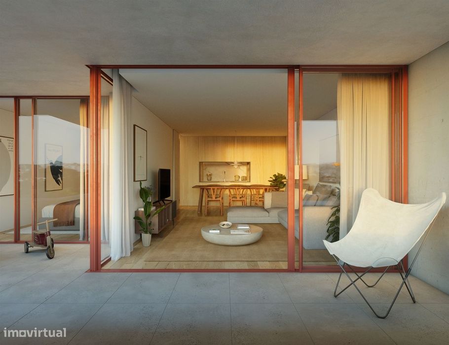Apartamento T1 com terraço com 30 m2, Freixo