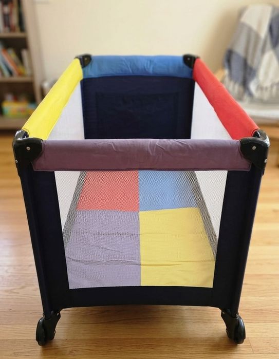Cama de viagem  + saco de transporte e colchãoporte e base de colchão