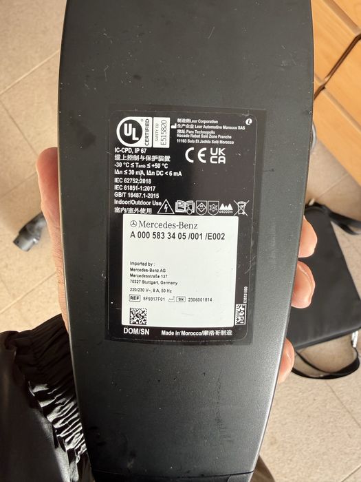 Carregador Domestico Mercedes - Novo